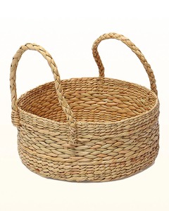 Cesta redonda de regalo de mimbre tejida a mano, cesta de almacenamiento hecha a mano, venta al por mayor, ecológica, hecha en Vietnam - Product Image 6