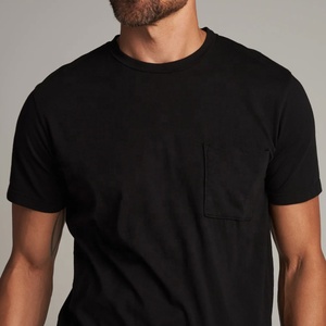 Organic Cotton Mens Tshirts Short Sleeve <b>T</b>-<b>shirt</b> for Men Crew Neck Men's <b>Pocket</b> <b>T</b>-<b>shirts</b> Custom <b>T</b>-<b>shirt</b> Oversized - Product Image 4