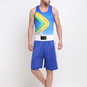 Veste d'entraînement de boxe professionnelle, impression numérique, polyester/coton, séchage rapide, respirante, légère, extensible, résistante à l'usure - Product Image 1