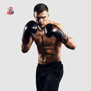 OMIKA Custom OEM Training Lightweight Full Finger Boxing Gloves Premium Leather Adjustable Wrist Strap Breathable Unisex - Product Image 1