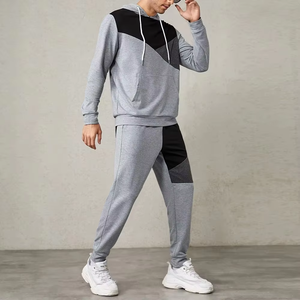 Conjunto Deportivo de Invierno Personalizado, Grueso y Holgado, 100% Poliéster, con Estampado por Transferencia de Calor, Pantalones Deportivos y Sudadera con Capucha para Hombre - Product Image 6