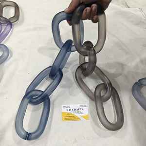 Décoration murale artistique en résine époxy, motif hibou ange coloré, grand format, transparent, écologique, façonné à la main, avec maillons de chaîne - Product Image 3