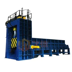 Gantry Type Iron Plate Steel Shearing Machine Hydraulic Scrap Metal Shearing Machine Automatic Feeding Gantry Shear