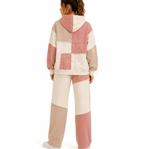 High Quality Fashion Wear Women Patch Work Lounge Wear Set Lightweight Soft Fabric Relaxed Fit <b>For</b> Indoor Outdoor Daily Wear - Product Image 6