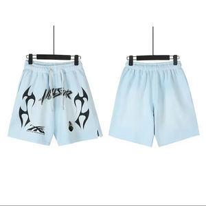 กางเกงขาสั้นสตรีทแวร์พิมพ์ลายตามสั่ง สีซีดแบบซันเฟด กางเกงขาสั้นหนา ใส่สบายสำหรับฤดูร้อน ไซส์พลัส ลายพิมพ์ ผ้าฝ้าย 100% ระบายอากาศได้ดี กางเกงขาสั้นผู้ชาย - Product Image 2