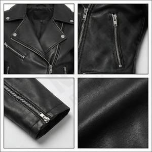 Vente en gros Veste d'hiver légère et respirante grande taille en cuir véritable pour femmes Service OEM personnalisable - Product Image 4