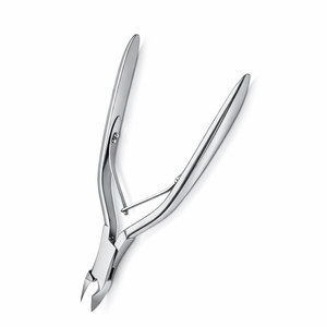 Pince à cuticules professionnelle en acier inoxydable de haute qualité, à mâchoires de précision de 4 mm, outil de manucure et pédicure pour les doigts, logo personnalisé OEM - Product Image 1