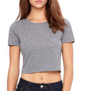 Camiseta Corta de Algodón Elástico, Manga Corta, Corte Ajustado, Informal, Básica, para Mujer, Verano, con Logotipo Personalizado OEM - Product Image 4