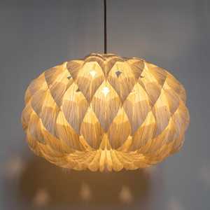 Lustre créatif de style japonais de taille moyenne en métal pour la salle à manger et la cuisine, luminaire d'intérieur - Product Image 5