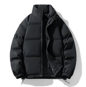 Veste matelassée épaisse à col montant pour homme, fermeture éclair, manteau d'hiver coupe-vent, chaud et décontracté - Product Image 6
