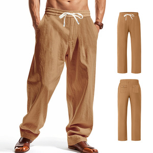 Men's Eco-Friendly Breathable Canvas Cargo Joggers Techwear Streetwear Pants Loose Multi-pockets Casual Trousers Lightweight - Product Image 1