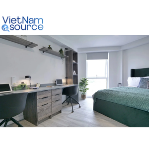 Modern Minimalist Furniture for Student Living Wood Furniture <b>Bed</b> Frame - Furniture Student Housing in US - Vietnam Source - Product Image 3