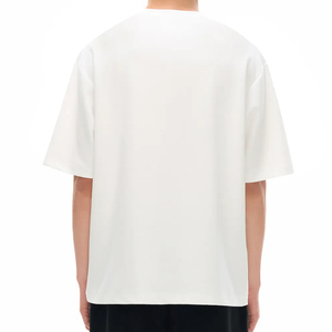 Men <b>Drop</b> Shoulder T-Shirt Regular Fit Streetwear 100% Cotton Canvas 220g Eco-Friendly Breathable OEM Wholesale - Product Image 4