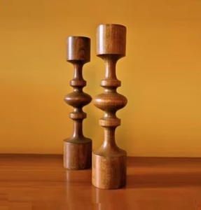 Candlestick Wood Candle Holder Wedding Decoration Home Party Christmas Wooden Candle Holder Stand Best Selling At Lowest Price - Product Image 6