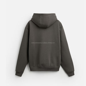 Personalizado 600 Gsm de alta calidad peso pesado Puff estampado hombres 100% algodón bordado chándales sudadera invierno Sudadera con capucha de gran tamaño - Product Image 3