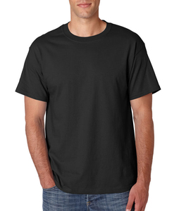 Men's Black Short Sleeve O-Neck T-Shirt Regular Fit Knitted Casual Wear Solid Color Blank Design 2026 New Blank - Product Image 6