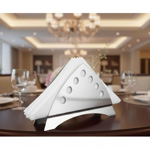 Porte-serviettes en acier inoxydable pour table à manger, porte-serviettes pour table, cuisine, restaurant, hôtel, bureau, décoration - Product Image 2
