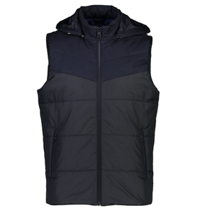 Custom Logo <b>Men's</b> Outdoor Thicken Padded <b>Vest</b> Stand Collar Zipper Pocket Winter Jacket Black Quilted Puffer Waistcoat <b>Men</b>'<b>Vest</b> - Product Image 1
