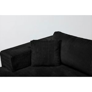 Divano Sezionale Modulare Moderno a L con Chaise Longue Imbottita Senza Struttura per Soggiorno - Product Image 3