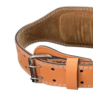 Ceinture de Soutien Professionnelle en Cuir Véritable pour Musculation et Haltérophilie avec Logo Personnalisé pour Équipement de Fitness - Product Image 6