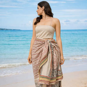 Vestidos de Playa Casuales de Verano para Mujer, Bonitos, Sexys, de Moda, Dulces, Tejidos en Algodón Ecológico, Lavables, para Mujer - Product Image 1