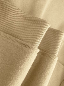 Customizable Men's 100% Cotton Fleece Oversized Hoodie Personalized Photo/Text Front <b>Back</b> Design Eco-Friendly Autumn Sweatshirt - Product Image 5