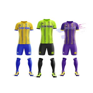 Conjunto de Uniforme de Fútbol 7v7 Personalizado, Jersey y Pantalones Cortos Deportivos Transpirables para Equipos Deportivos Juveniles - Product Image 4