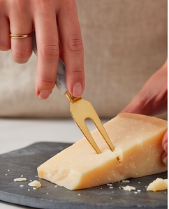 Marble Handle <b>Cheese</b> <b>Knife</b> <b>Set</b> Gold Stainless Steel Blades Durable Kitchen Cutlery Tools For Restaurant Use And Hotel Use - Product Image 6