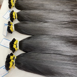 Precio de fábrica Extensiones de cabello liso natural negro A granel 100% Cabello humano vietnamita de súper alta calidad Sin enredos Grandes en stock - Product Image 2