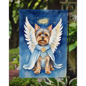 Yorkshire Terrier ธงลายสวนนางฟ้าของฉันธงประดับสวนหลากสีสำหรับชานบ้านงานศิลปะขนาดสวนสำหรับเตียงดอกไม้ - Product Image 3