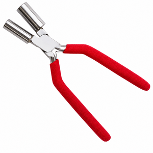 Pince à former des anneaux multi-barils professionnelle, manche rouge, outil de fabrication de bijoux, acier inoxydable, pour la création de boucles, anneaux et pendentifs - Product Image 5