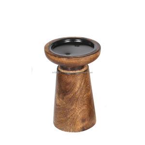 Candelero de madera de forma personalizada hecho a mano de alta calidad para decoración de mesa de fiesta de boda de India - Product Image 6