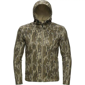 Chaqueta Cortavientos de Caza con Estampado Camuflaje Multicolor, Sudadera con Media Cremallera, Chaqueta Exterior con Capucha, Chaqueta de Caza con Camuflaje RealTree - Product Image 1