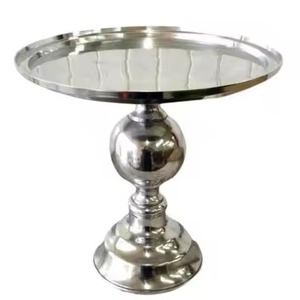 Centerpiece Decor Metal Cake Stand Cake Display Stand Dessert Serving Tray Wedding <b>Table</b> - Product Image 4