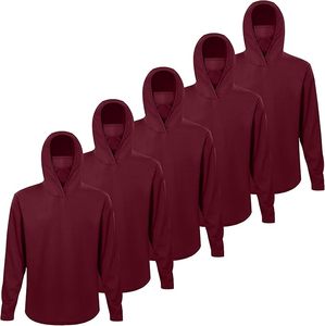 Sweat à capuche d'hiver pour homme de haute qualité, motif uni, en polaire polyester/coton 310g, respirant, écologique, coupe-vent, séchage rapide - Product Image 5