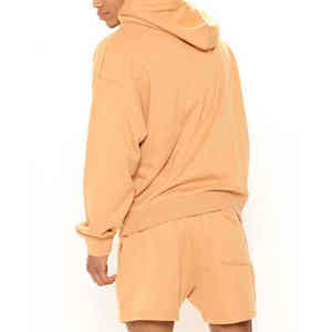 Ensemble de survêtement homme en molleton bouclette avec broderie et éléments réfléchissants, personnalisable, pour le jogging - Product Image 3