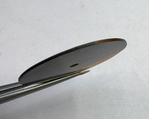 Natural Tiger Eye Gold Flat Cut Watch Dial 31.50 mm 0.6 mm Thickness One Sided Polished Watch <b>Face</b> - Product Image 6