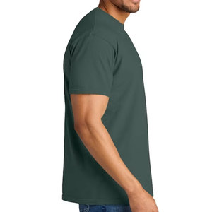 Custom Logo Men's Eco Friendly Organic Cotton <b>T</b> <b>Shirt</b> Lightweight Breathable Blank Plain Short Sleeve <b>Pocket</b> <b>T</b> <b>Shirt</b> - Product Image 6