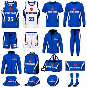 Ensemble de maillots de basket-ball réversibles personnalisés de haute qualité pour hommes, tenue de basket-ball générique pour les jeunes sportifs - Product Image 1