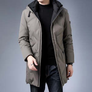 New Winter Trendy Brand Men's Coats Thickened <b>Down</b> Men's Jackets Printed Stand Collar Loose Men's <b>Down</b> Jackets - Product Image 2