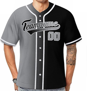 Camiseta de Béisbol Blanca de Manga Corta con Botones al Frente, Unisex, Corte Regular, Transpirable, de Poliéster, para Todas las Temporadas - Product Image 4