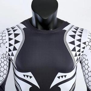Camiseta de Compresión de Secado Rápido para Hombre, Transpirable, Elástica, para Entrenamiento, Fitness, Running, Ropa Deportiva de Alto Rendimiento - Product Image 4