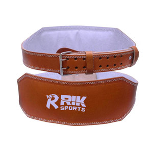 Ceinture de musculation en cuir véritable PU personnalisée avec boucle métallique pour la musculation et l'entraînement en salle de sport – Vente en gros - Product Image 1