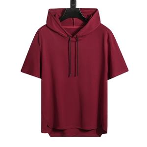 Camiseta de gimnasio de secado rápido, ropa de calle deportiva, camiseta de gran tamaño a la moda, camiseta negra de manga corta de verano 2024, camiseta - Product Image 1