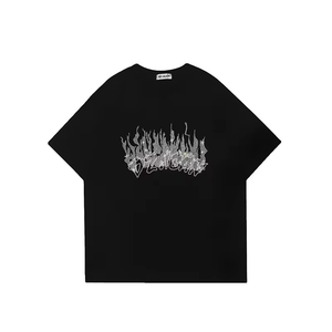 Camiseta con Pedrería para Hombre, Personalizada con Gemas en Toda la Superficie, OEM, Letras y Logotipos con Pedrería, Camisetas para Hombre - Product Image 1