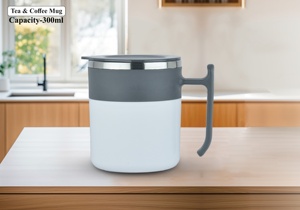 Automatic Magnetic Stirring Modern Coffee Mug 400ml Stainless Steel Lid <b>Rechargeable</b> Self-Stirring <b>Heat</b> Preservation Drinkware - Product Image 4