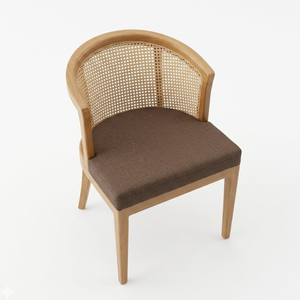 Sillas de restaurante de madera maciza con espuma suave adicional y tela suave, a un precio económico. - Product Image 1
