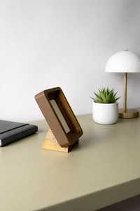 light brown rectangular wood <b>frame</b>,christmas gift - Product Image 2