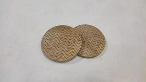 Mango Wood <b>Coaster</b> Square Modern Table Pad <b>Set</b> 4 Eco Friendly 300mm Diameter Customised Size - Product Image 2