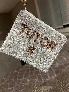 Porte-monnaie brodé de perles de style vintage pour un usage quotidien, entièrement fait main, acceptant les designs personnalisés par glowin fashion. - Product Image 4